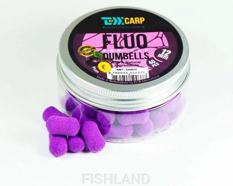 Дамбелсы плавающие TEXX Carp Pop-Ups Dumbells# 12mm, Plum, Purple, 40 pcs от компании FISHLAND - фото 1