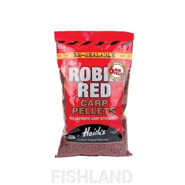 DB пелетс 900 гр. Robin Red 6 мм. от компании FISHLAND - фото 1
