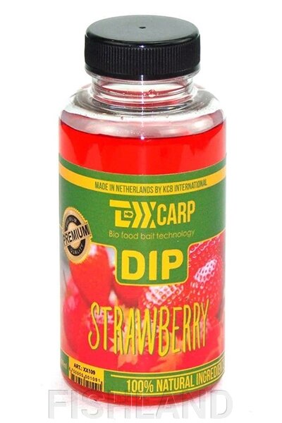 Дип TEXX Carp 200ml# Strawberry от компании FISHLAND - фото 1