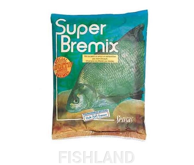 Добавка в прикормку Sensas SUPER Bremix 0.3кг от компании FISHLAND - фото 1