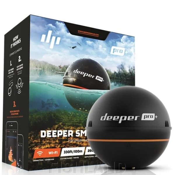 Эхолот Deeper Smart Sonar PRO+ от компании FISHLAND - фото 1