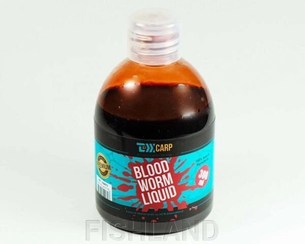 Экстракт мотыля жидкий TEXX Carp Blood Worm Liquid 300 ml от компании FISHLAND - фото 1