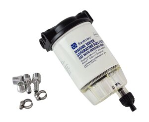 Фильтр топливный 10 мк с креплением и водосборником (малый)