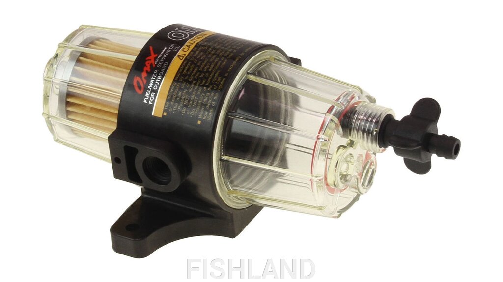 Фильтр топливный с отстойником с фильтрующим элементом 10 мк, аналог UF10K от компании FISHLAND - фото 1