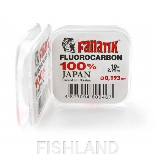 Флюорокарбон FANATIK 10 м (#1,25) 0,193мм. от компании FISHLAND - фото 1