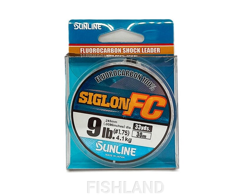 Флюорокарбон Sunline Siglon FC 2020 30m (C)# 1.75/0.245mm, 4.1кг Clear от компании FISHLAND - фото 1