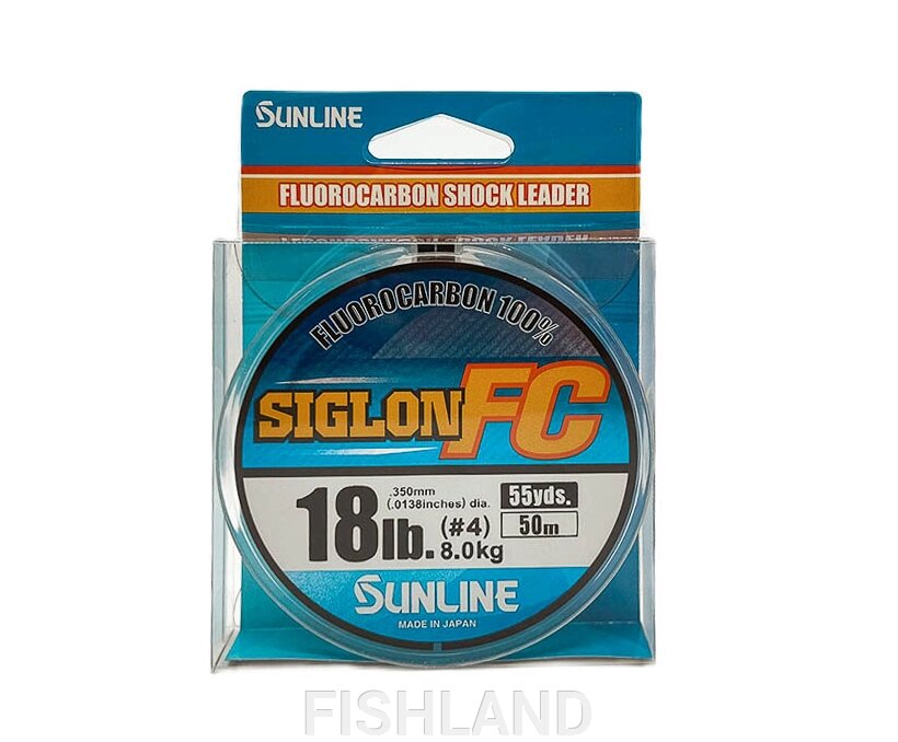 Флюорокарбон Sunline Siglon FC 2020 30m (C)# 4.0/0.350mm, 8кг Clear от компании FISHLAND - фото 1