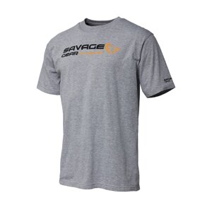 Футболка Savage Gear Signature Logo T-Shirt# S Grey Melange