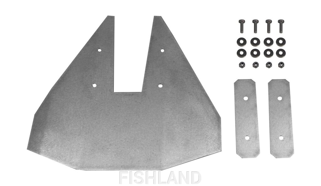 Гидрокрыло для подвесного лодочного мотора 4-6 л. с. съемное, алюминиевое от компании FISHLAND - фото 1
