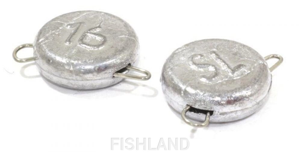 Груз Чебурашка свободное ухо (таблетка) 10гр от компании FISHLAND - фото 1