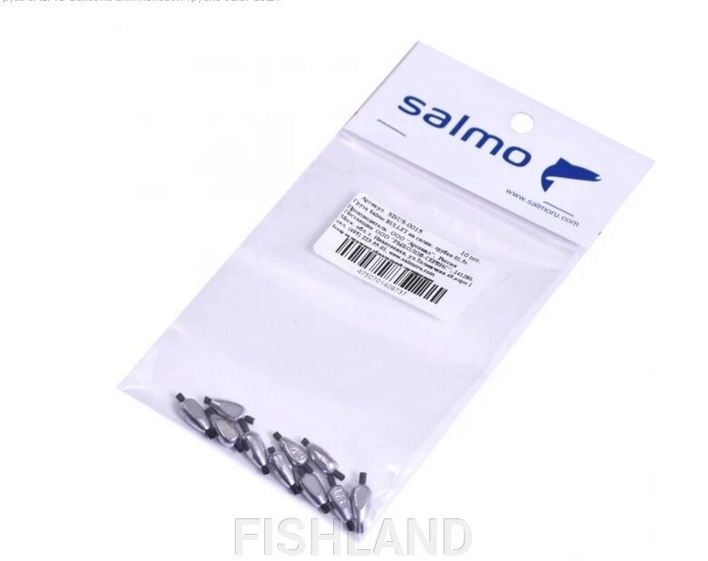 Груза Salmo BULLET на силик. трубке 01.5г 10шт от компании FISHLAND - фото 1