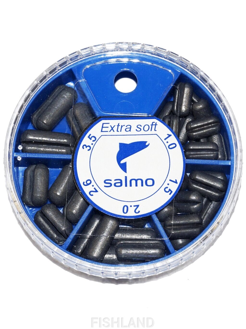 Грузила Salmo EXTRA SOFT малый 5 секц. 1.0-3.5г 060г набор от компании FISHLAND - фото 1