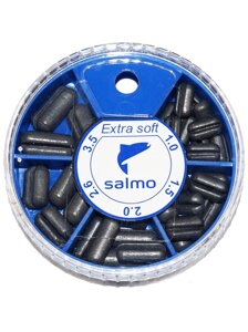 Грузила Salmo EXTRA SOFT малый 5 секц. 1.0-3.5г 060г набор