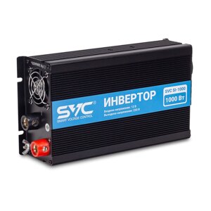 Inverter SVC, SI-1000, мощность 1000ва/1000вт, вход 12в/выход 210-240в, 1 вых. shukocee7, USB-пор