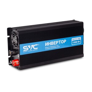 Inverter SVC, SI-1500, мощность 1500ва/1500вт, вход 12в/выход 210-240в, 1 вых. shukocee7, USB-порт