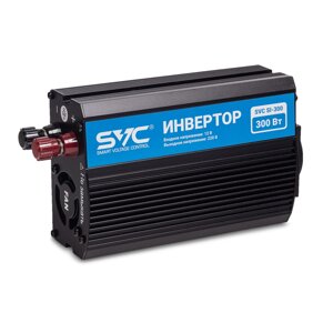 Inverter SVC, SI-300, мощность 300ва/300вт, вход 12в/выход 210-240в, 1 вых. shukocee7, USB-порт 2а