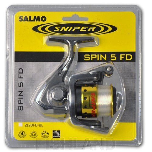 Катушка безынерционная Salmo SNIPER SPIN 5 20FD блистер от компании FISHLAND - фото 1
