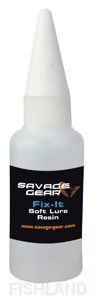 Клей для силиконовых приманок Savage Gear Fix-it Soft Lure Resin 20ml от компании FISHLAND - фото 1