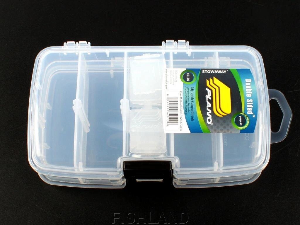 Коробка PLANO 3449-22 2х сторонняя для приманок,10-20 отсеков от компании FISHLAND - фото 1