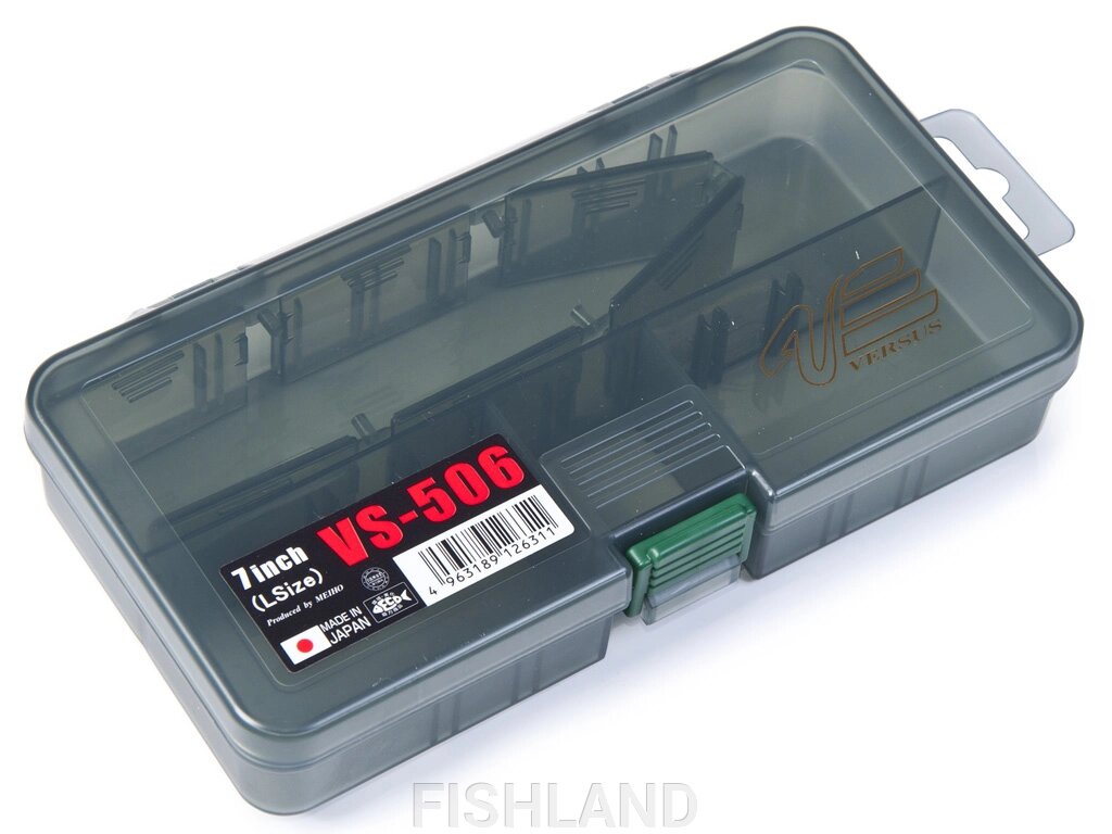 Коробка рыболов. Meiho Versus VS-506 Black 186x103x34 от компании FISHLAND - фото 1