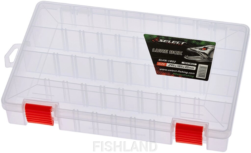 Коробка Select Lure Box SLHX-1802 29.5х18.5х4.5cm от компании FISHLAND - фото 1