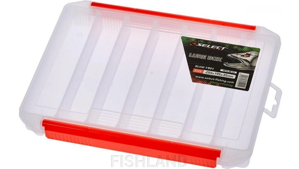 Коробка Select Lure Box SLHX-1901 25.5х19.5х3.5cm от компании FISHLAND - фото 1