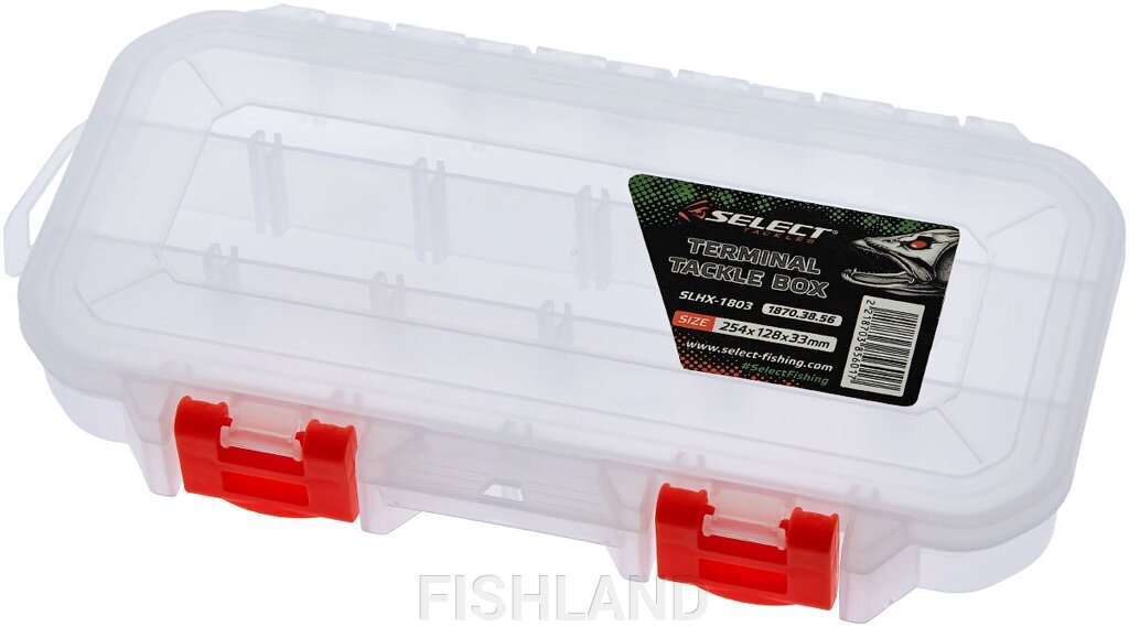 Коробка Select Terminal Tackle Box SLHX-1803 25.4х12.8х3.3cm от компании FISHLAND - фото 1