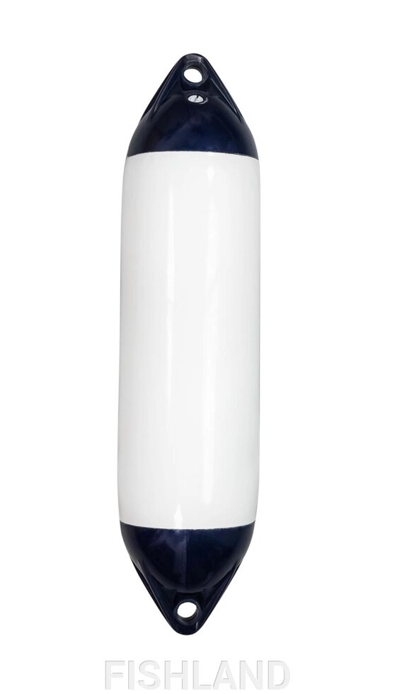 Кранец Marine Rocket надувной, размер 610x150 мм, цвет синий/белый от компании FISHLAND - фото 1