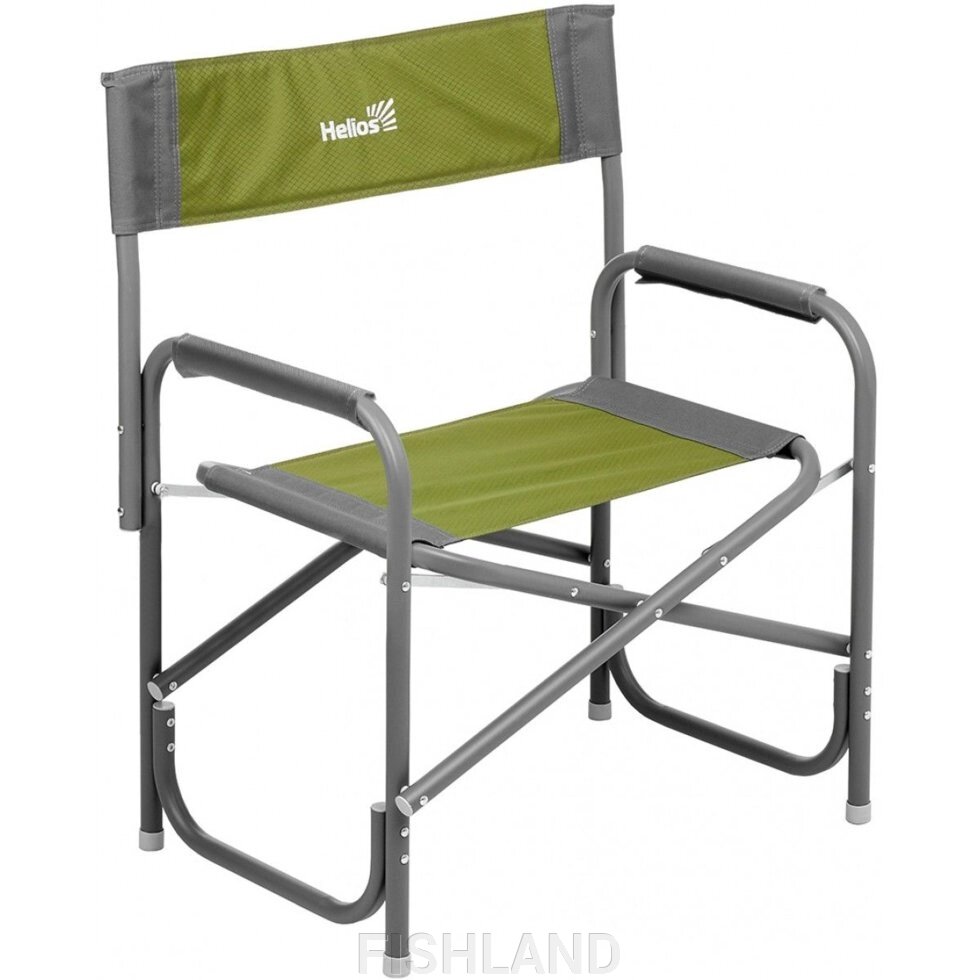 Кресло директорское MAXI серый/зеленый (Т-HS-DC-95200-M-GG) Helios (пр-во ГК Тонар) от компании FISHLAND - фото 1