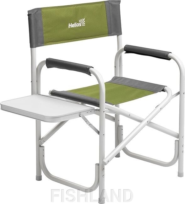 Кресло директорское с отк. стол. серый/зеленый (Т-HS-DC-95200T-GG) Helios (пр-во ГК Тонар) от компании FISHLAND - фото 1