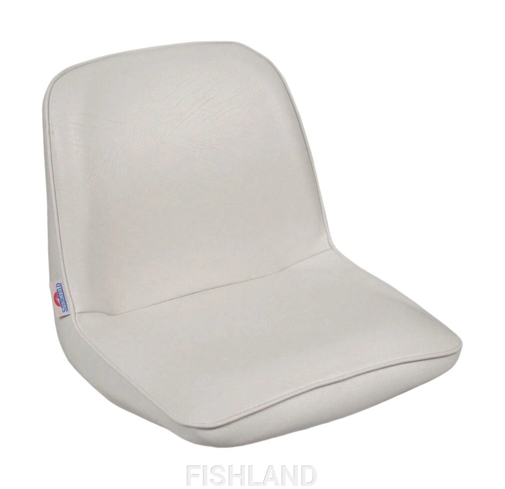 Кресло FIRST MATE мягкое, материал белый винил от компании FISHLAND - фото 1