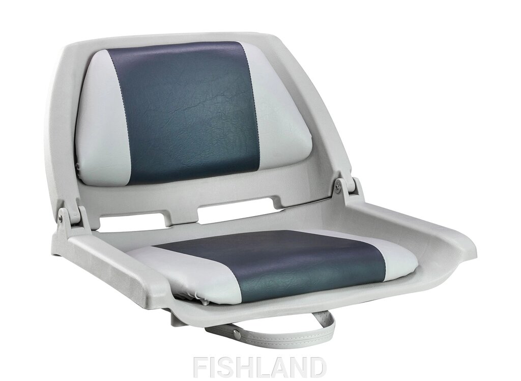 Кресло мягкое складное, обивка винил, цвет серый/у /75109GC-MR от компании FISHLAND - фото 1