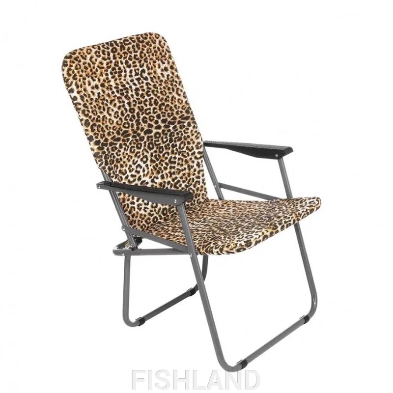 Кресло складное труба ф19, леопард (T-SK-01-L) TONAR от компании FISHLAND - фото 1