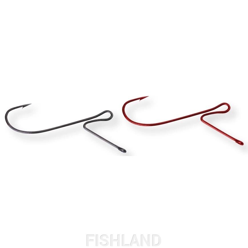 Крючок для дропшота Savage Gear Finezze Standout Drop Shot Hook# 4 BLN/RED (10шт) от компании FISHLAND - фото 1
