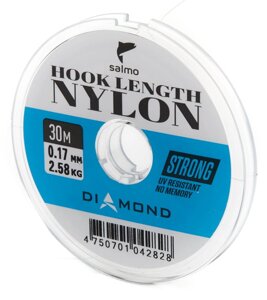 Леска моно. salmo diamond HOOK length NYLON 030/017