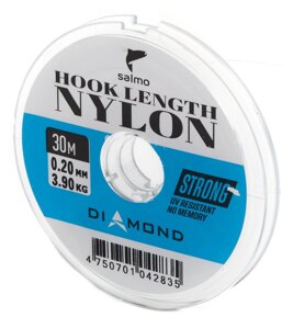 Леска моно. salmo diamond HOOK length NYLON 030/020
