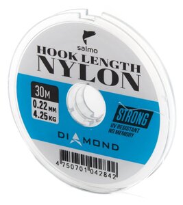 Леска моно. salmo diamond HOOK length NYLON 030/022