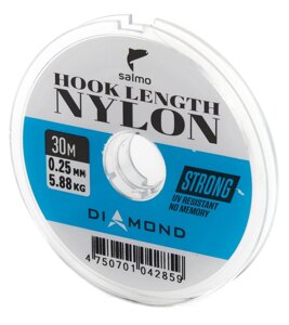 Леска моно. salmo diamond HOOK length NYLON 030/025