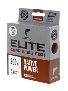 Леска моно. salmo elite CARP & BIG FISH 200/027