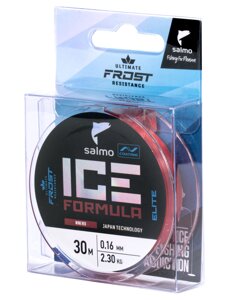 Леска моно. зим. Salmo Elite ICE FORMULA Wine red 030/016