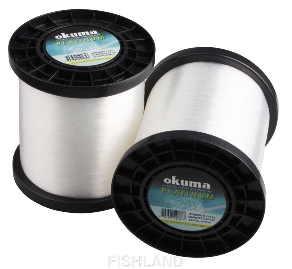 Леска Okuma Platinum 1kg. 0.20mm от компании FISHLAND - фото 1