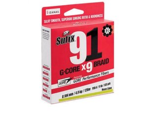 Леска плетеная SUFIX 91 BRAID зеленый 150 м 0.165 мм 8,1 кг