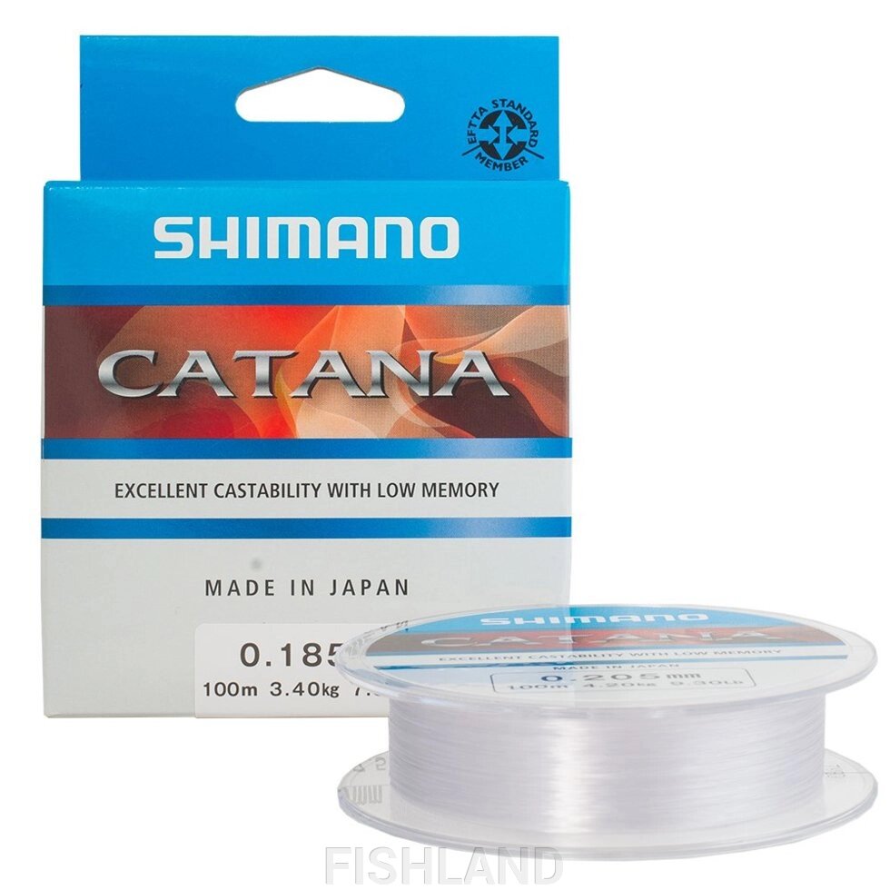 Леска Shimano Catana Spinning 100м 0,305мм 9,2кг от компании FISHLAND - фото 1