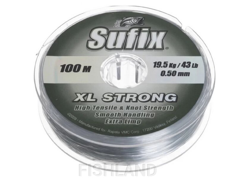 Леска Sufix XL Strong x10 Platinum 100м 0.60мм от компании FISHLAND - фото 1