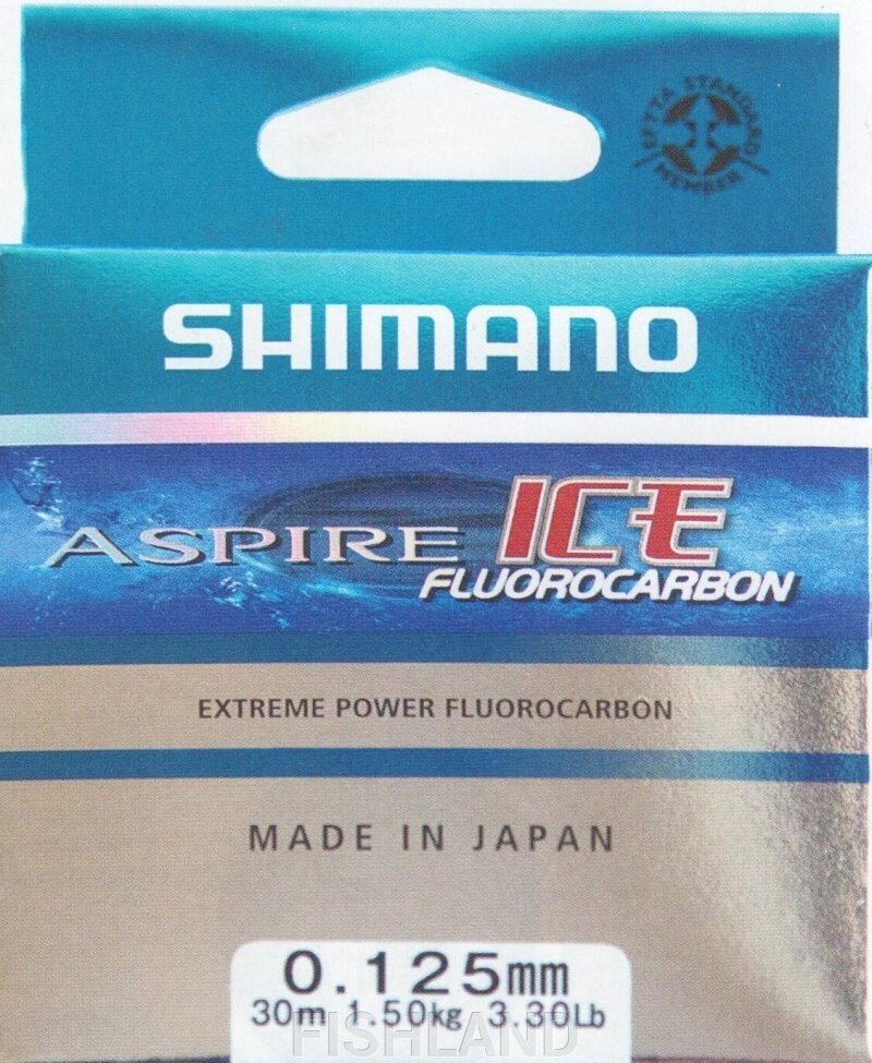 Леска зимняя Shimano Aspire Fluo Ice 30м 0,105мм от компании FISHLAND - фото 1