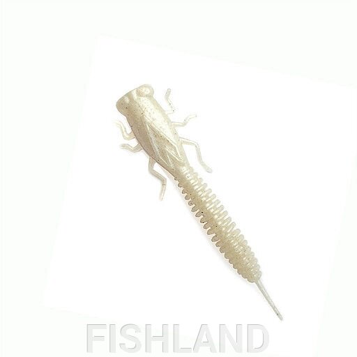 Личинка медведки Fanatik X-Larva 3 (6 шт) цвет 025 съедобный силикон от компании FISHLAND - фото 1