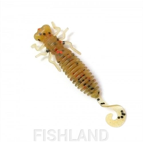 Личинка стрекозы Fanatik Larva LUX 1,6 (10шт) цвет 003 съедобный силикон от компании FISHLAND - фото 1