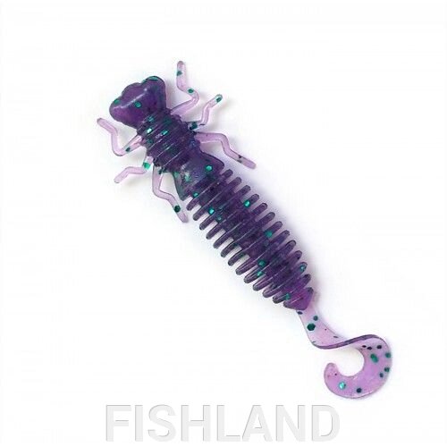 Личинка стрекозы Fanatik Larva LUX 1,6 (10шт) цвет 007 съедобный силикон от компании FISHLAND - фото 1