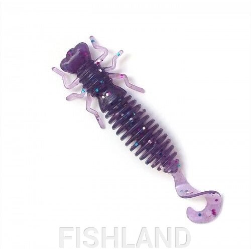Личинка стрекозы Fanatik Larva LUX 1,6 (10шт) цвет 008 съедобный силикон от компании FISHLAND - фото 1