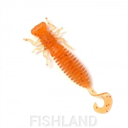 Личинка стрекозы Fanatik Larva LUX 1,6 (10шт) цвет 017 съедобный силикон от компании FISHLAND - фото 1